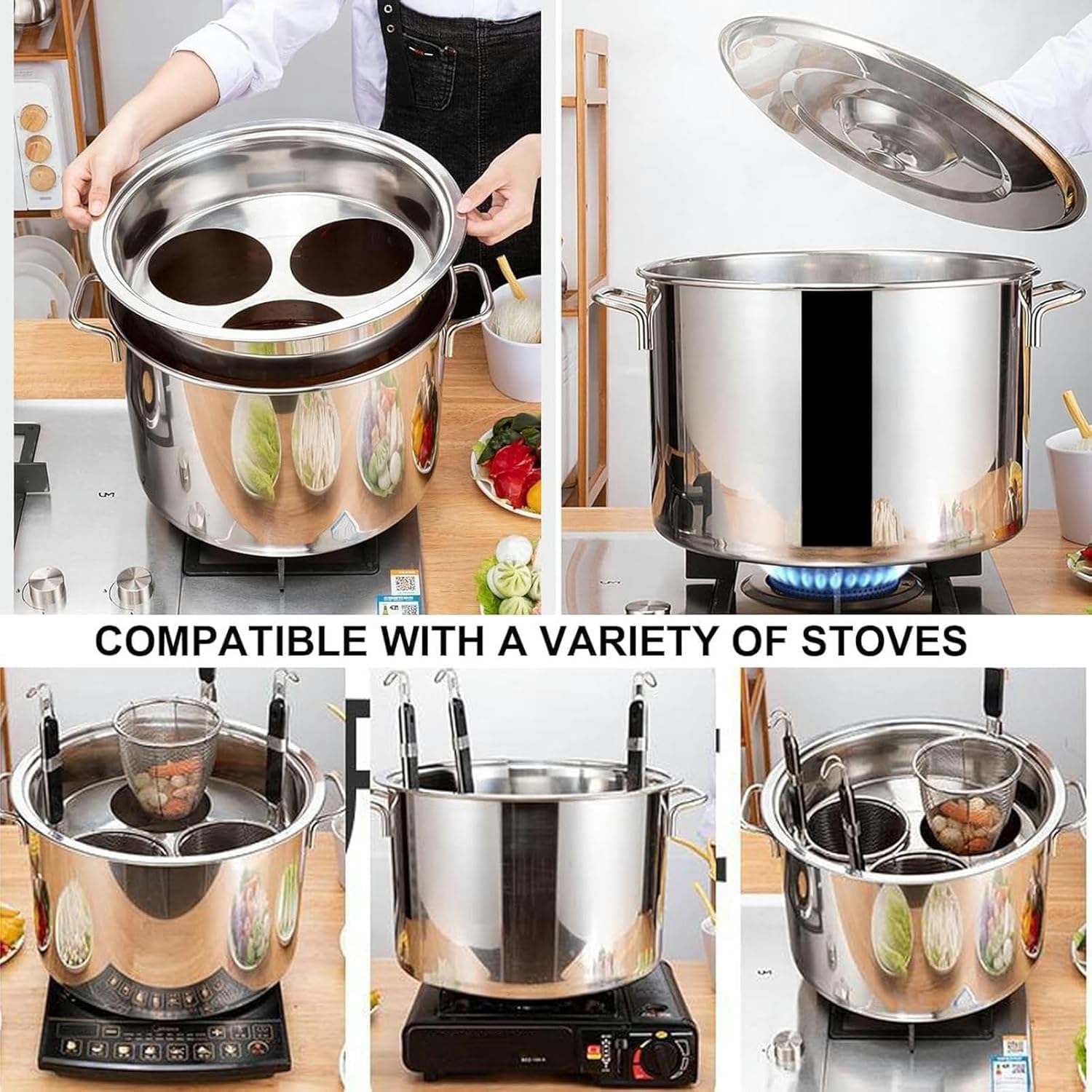 UNbit - Multifunctional Kitchen Picks Set - Stainless Steel Pasta Cooker More