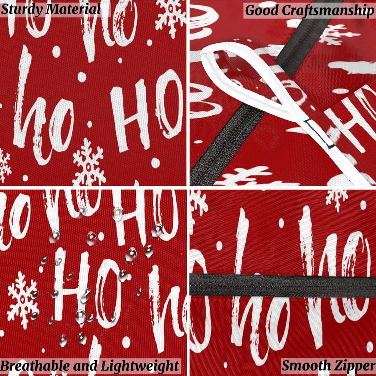 Festive Hanging Laundry Hamper for Space-Saving Storage