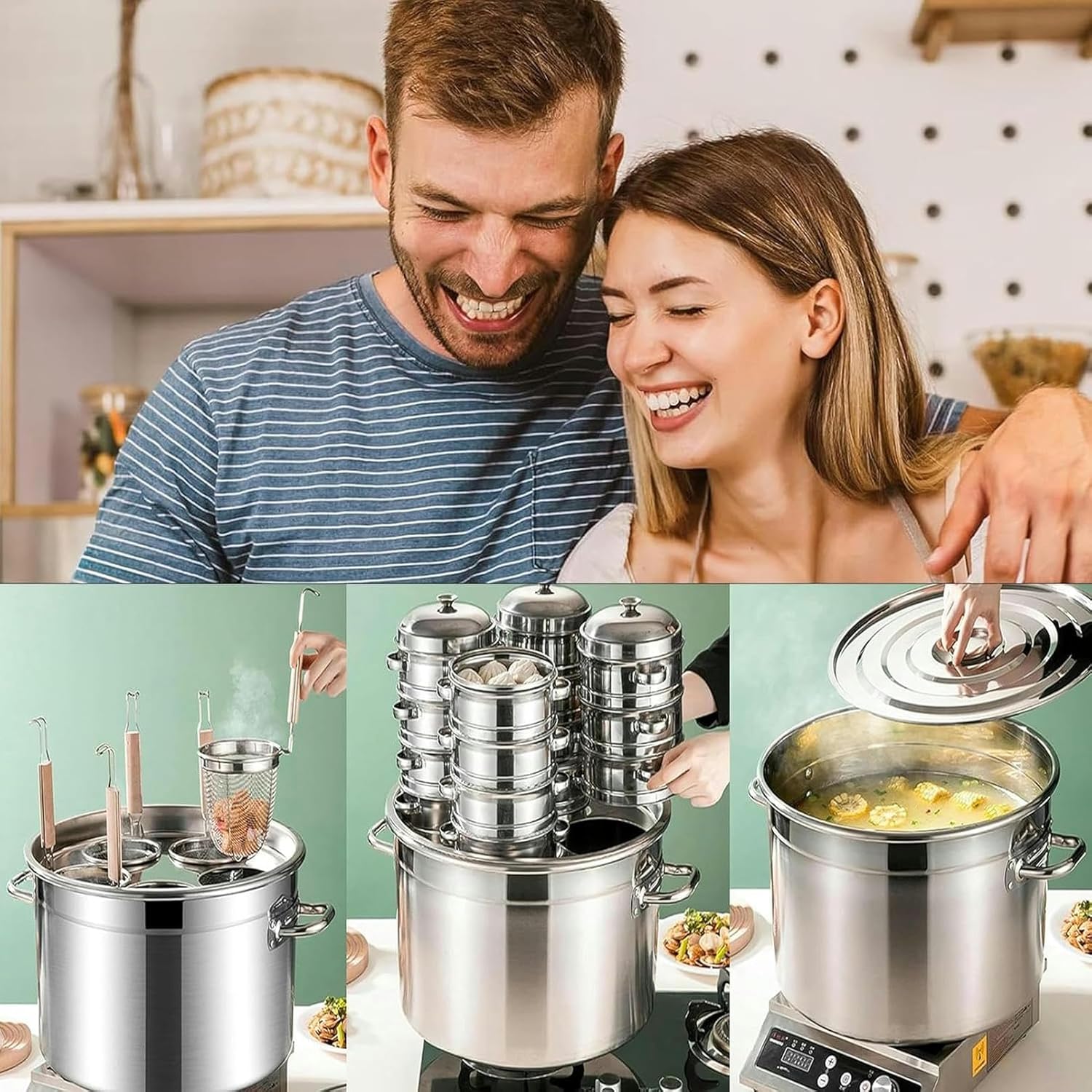 Top-Priced Multi-Purpose Pasta Pot Set for Home Kitchen Use