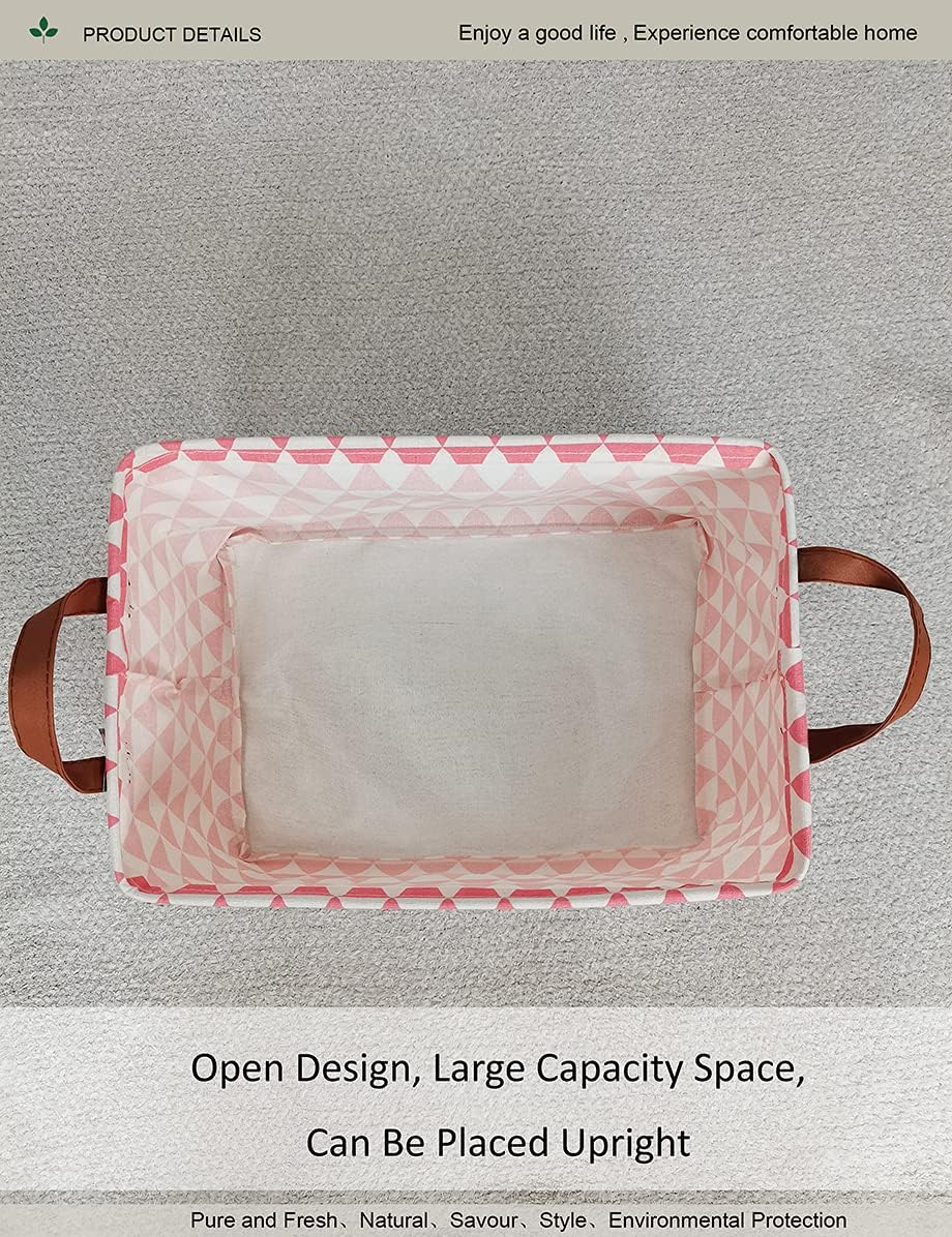 Rectangle Storage Basket Functional Stylish