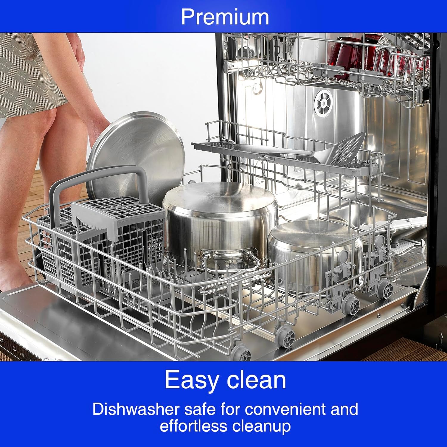 Stainless Steel Cookware Pasta Pot Durable dishwasher-safe