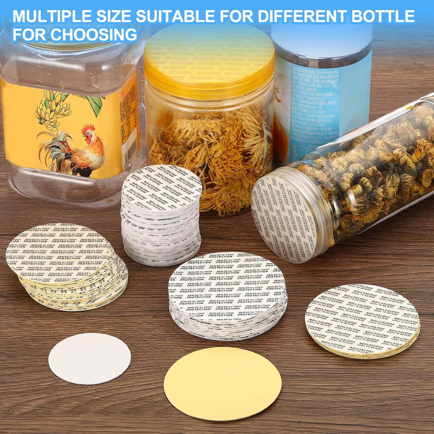 Durable Jar Seals 70mm 300 Pack