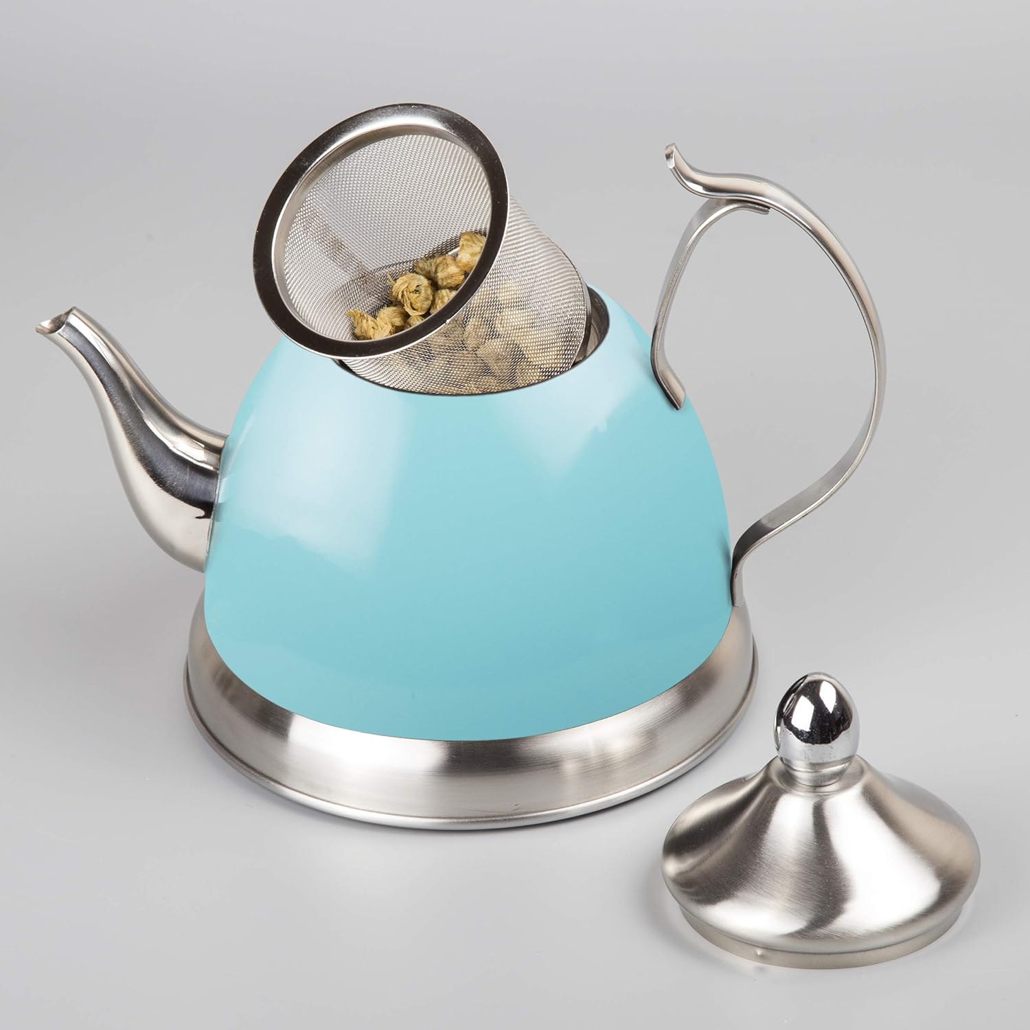 Premium Stainless Steel Tea Kettle with Infuser