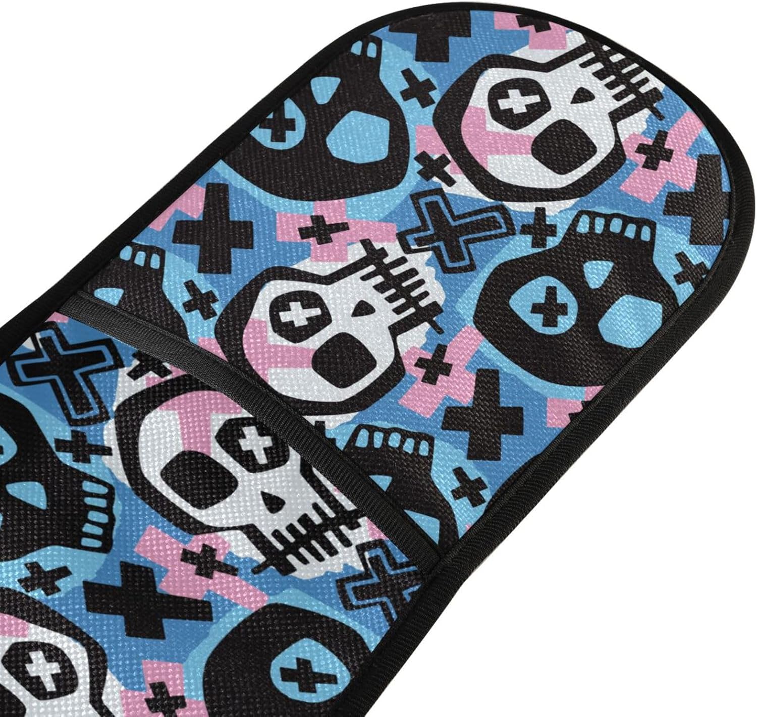 Perfect Protection Funky Skull Halloween Double Oven Mitts