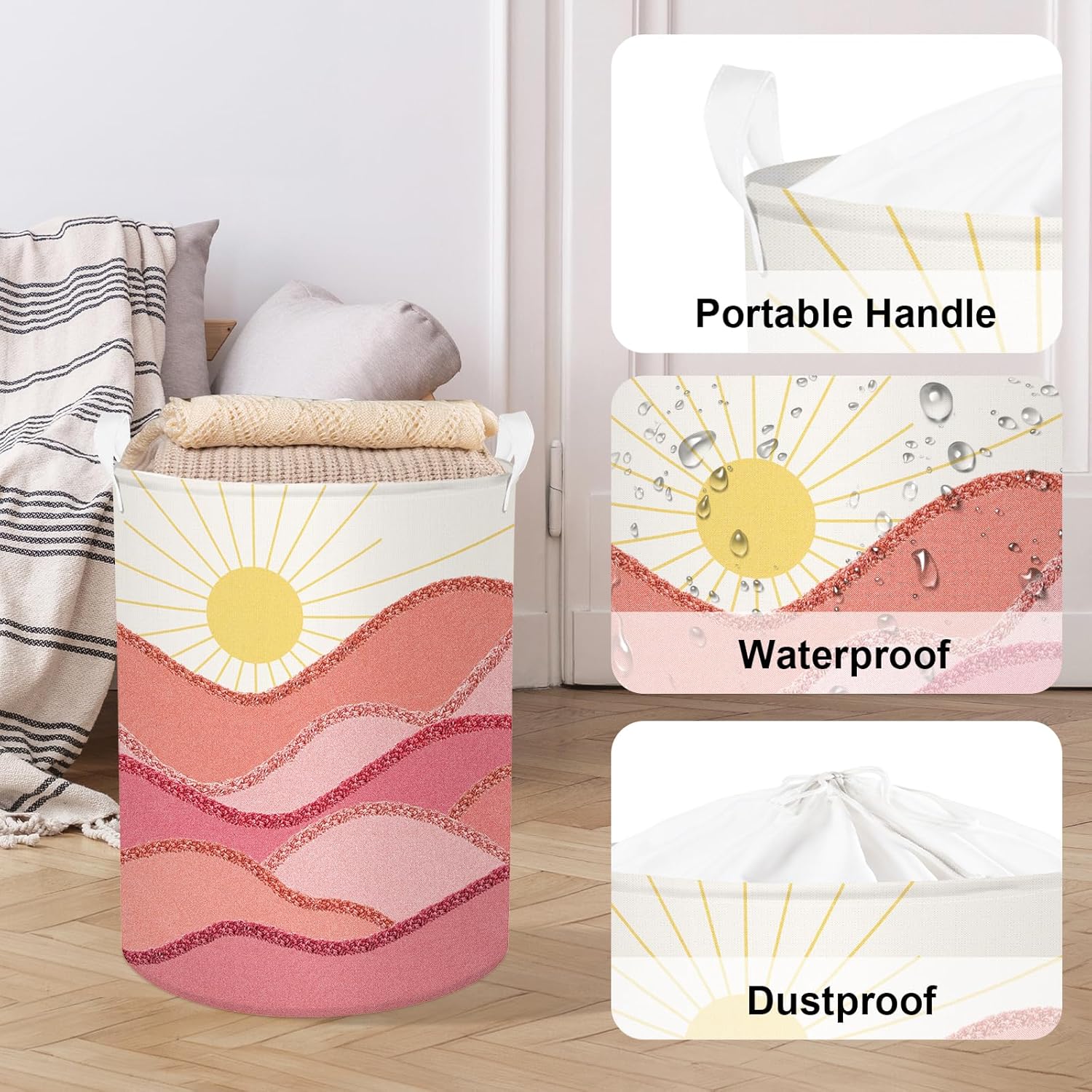 Bought your Boho Pink Laundry Basket