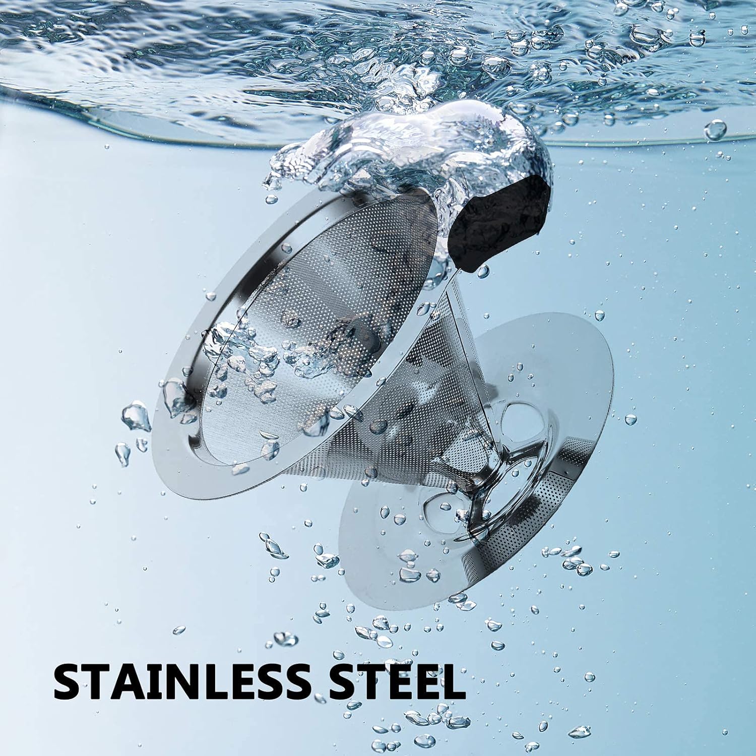 Stainless Steel 1-Liter Gooseneck Coffee Kettle Precision Brew
