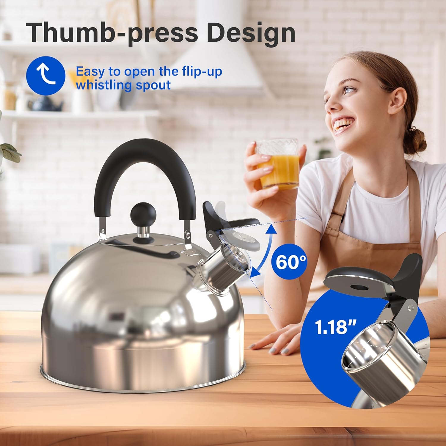 32 Quart Whistling Tea Kettle
