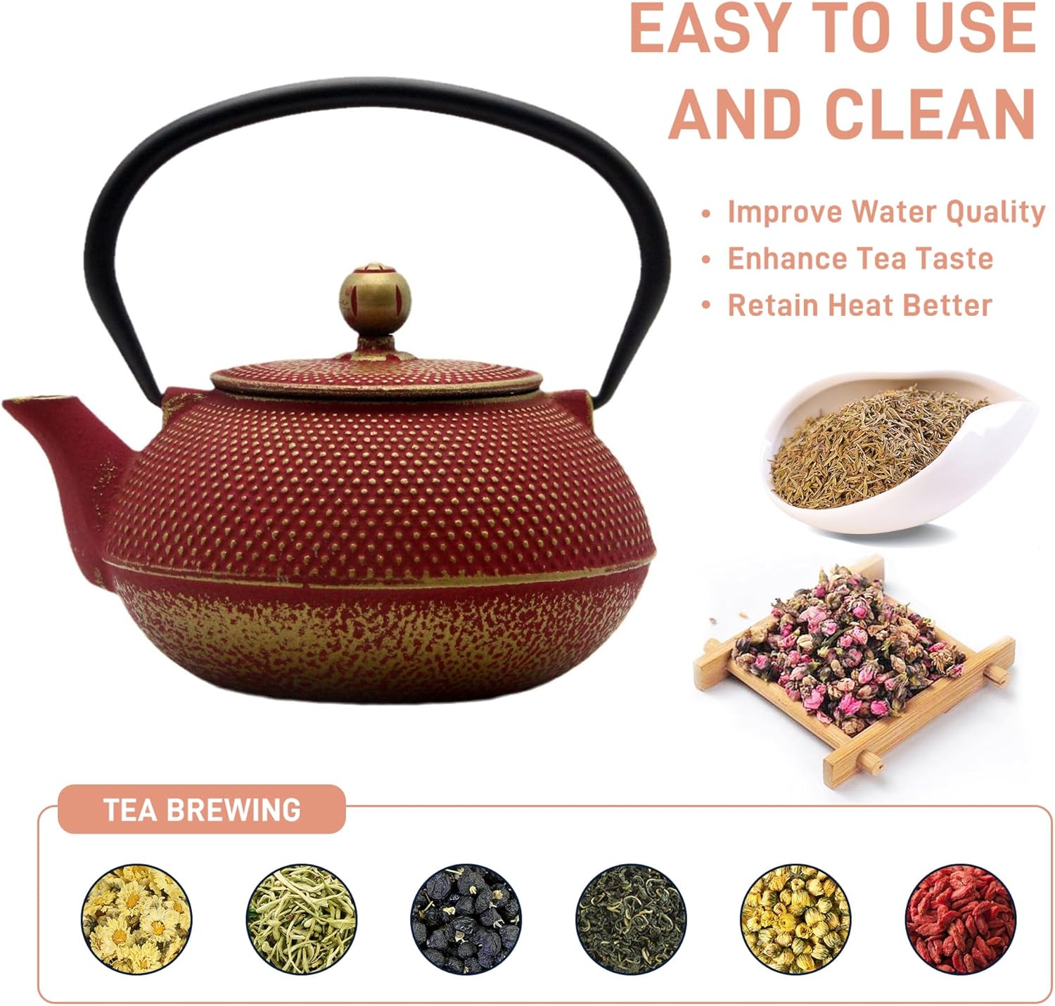 Cast Iron Tea Kettle