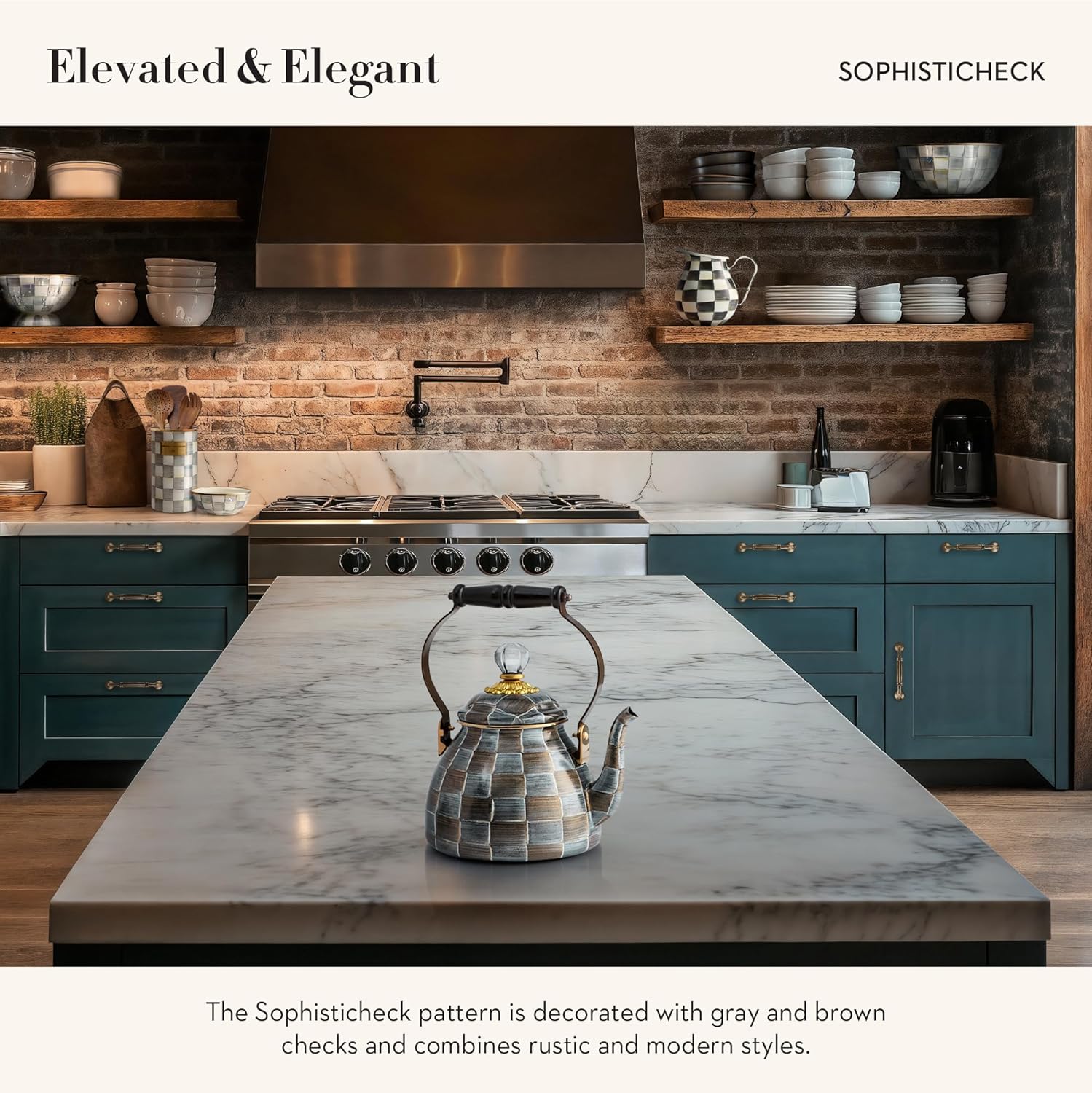 Limited-EdItion Sto 2-Qt Enameled Tea Kettle with Limited Edition Design