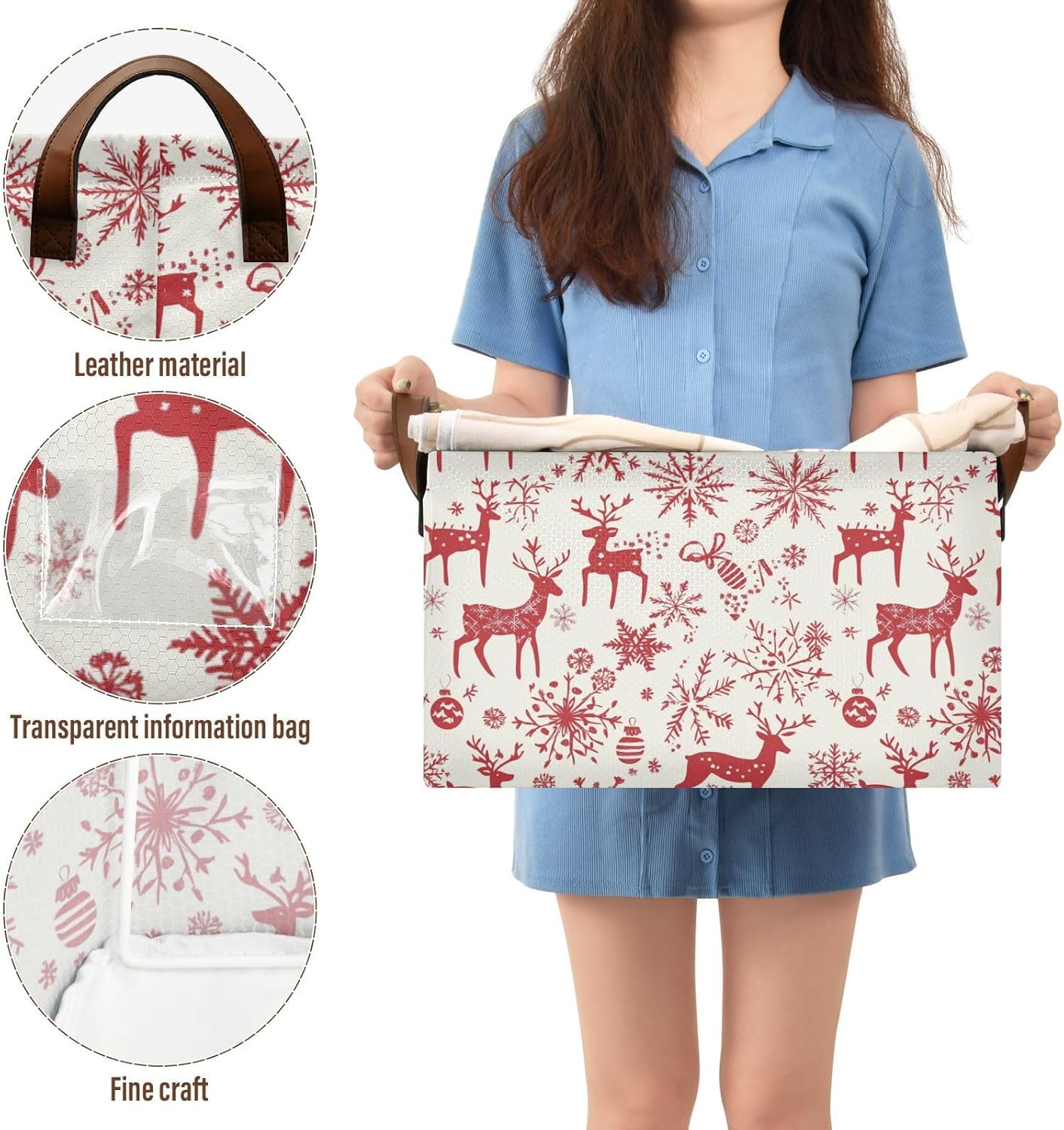 Christmas Reindeer Storage Bin