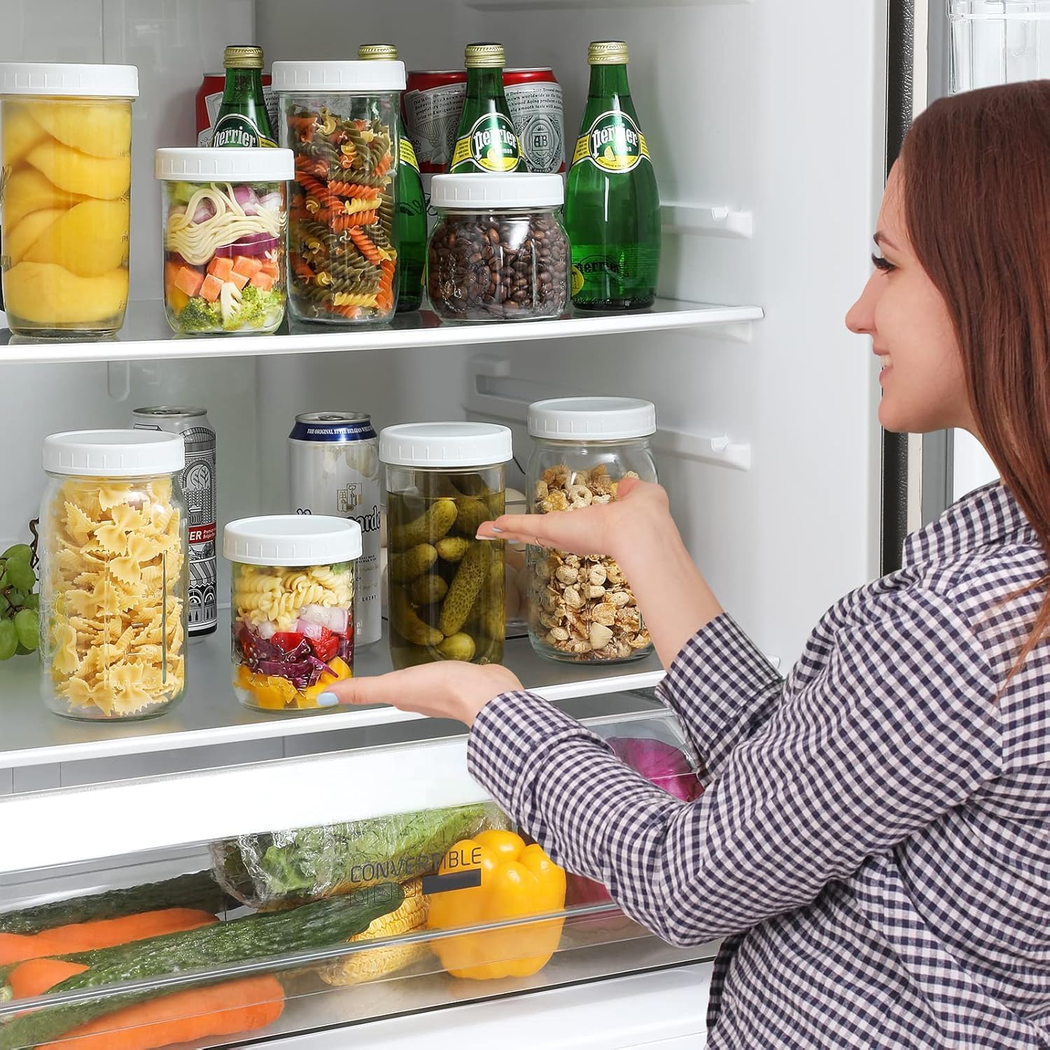Wide Mouth Mason Jar Lids - Dishwasher Safe BPA-Free