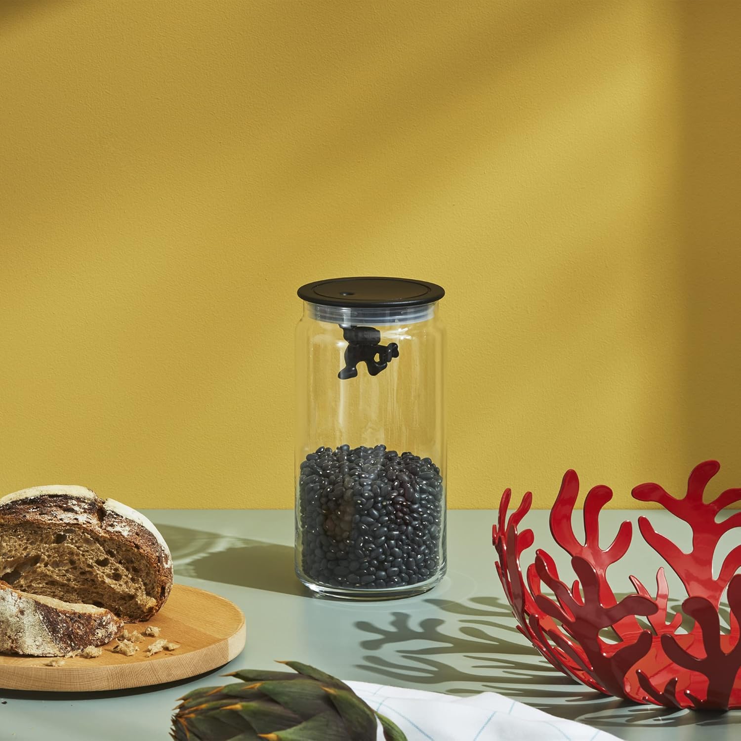 Alessi W Gianni Glass Jar