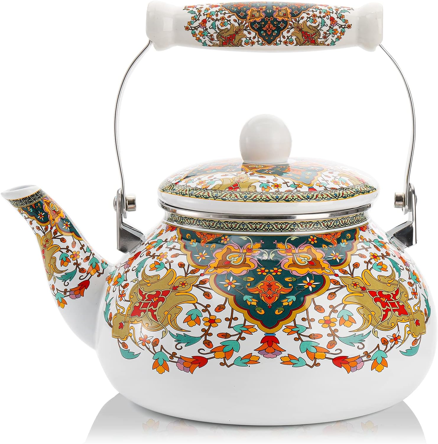 Lyellfe 26 Quart Enamel Tea Kettle