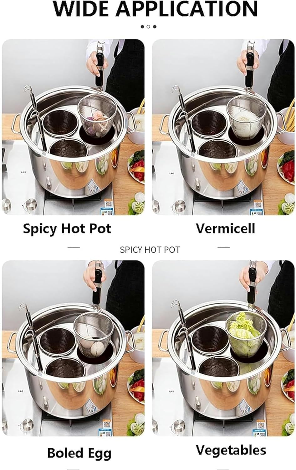 Sturdy Stainless Steel Pasta Cooker for Home or Restaurant Use