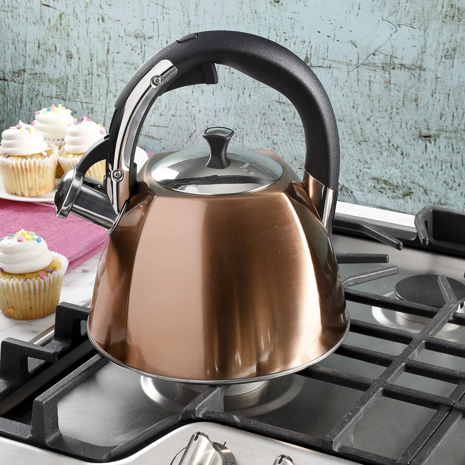 Mr Coffee Belgrove 25 Quart Whistling Tea Kettle